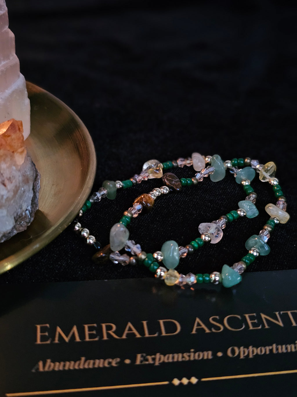 Emerald Ascent Ritual Bracelet | Abundance & Growth