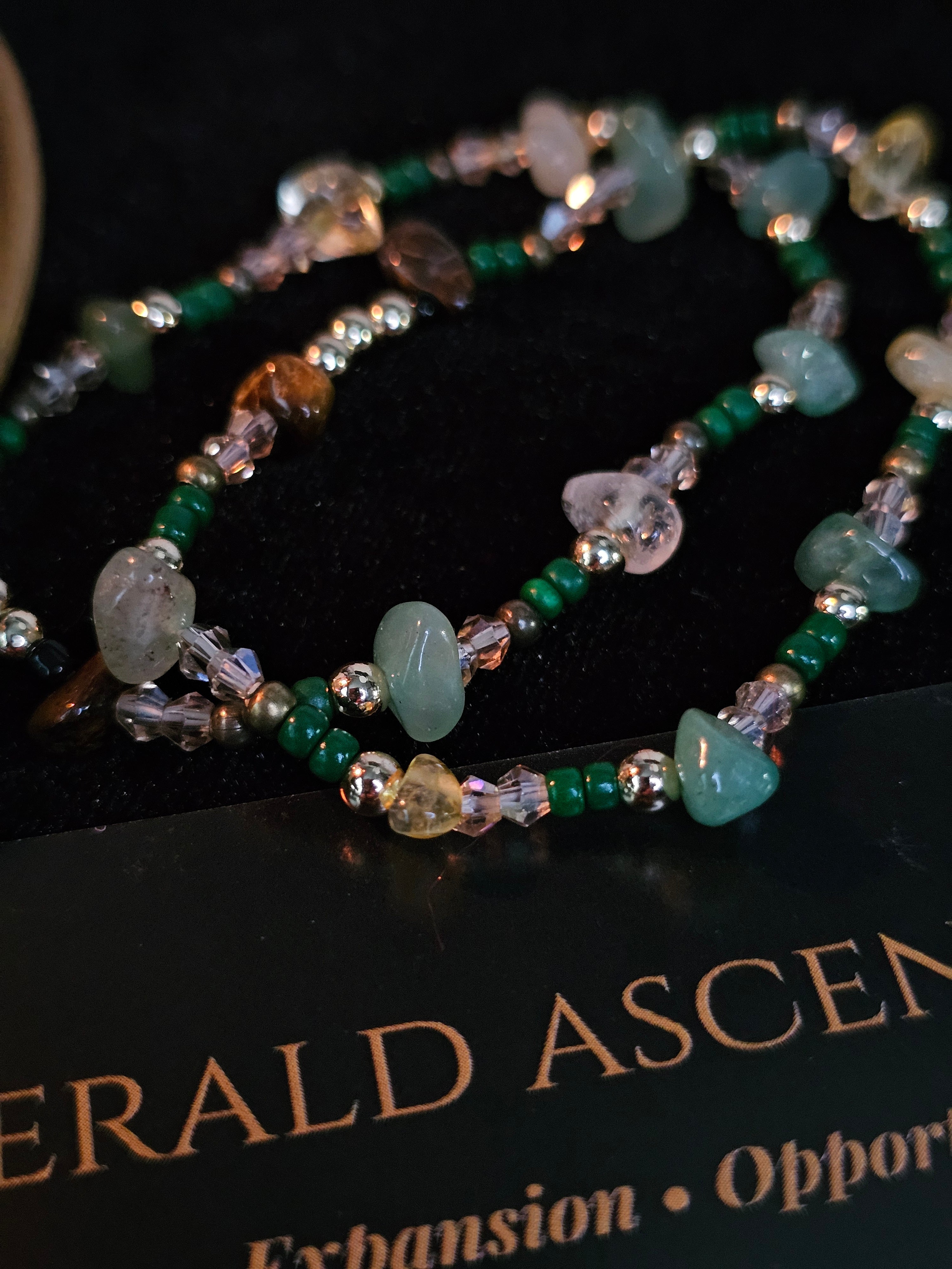 Emerald Ascent Ritual Bracelet | Abundance & Growth