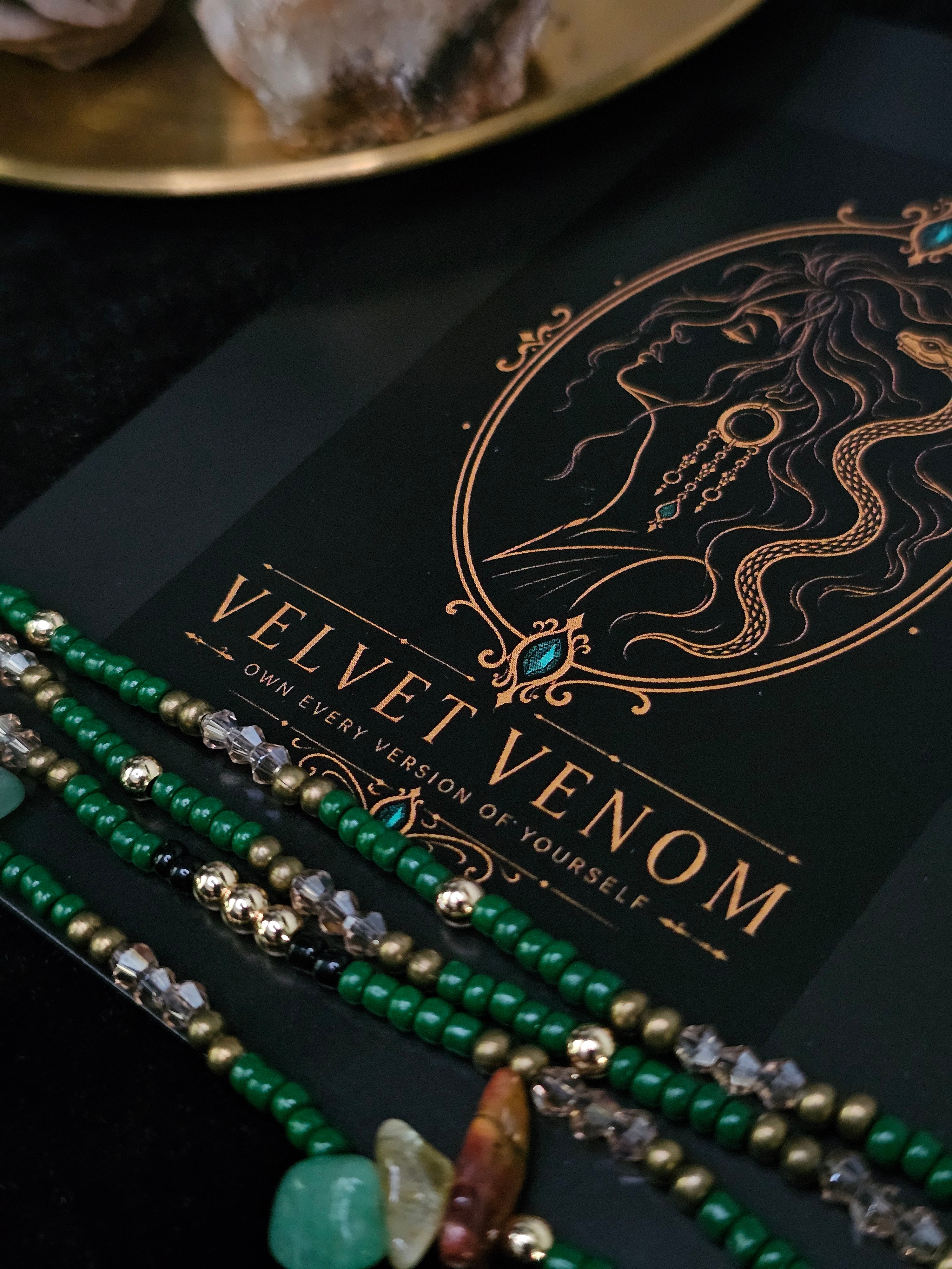 Emerald Ascent Ritual Waist Beads | Abundance & Growth
