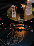 Obsidian Veil Ritual Waist Beads | Protection & Grounding