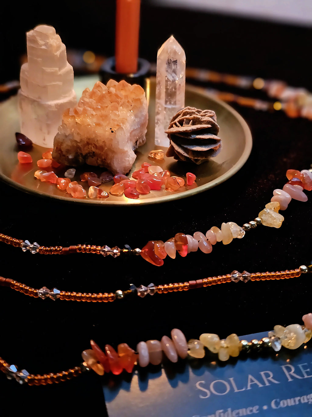 Solar Reign | Intentional Waist Beads | Confidence & Courage